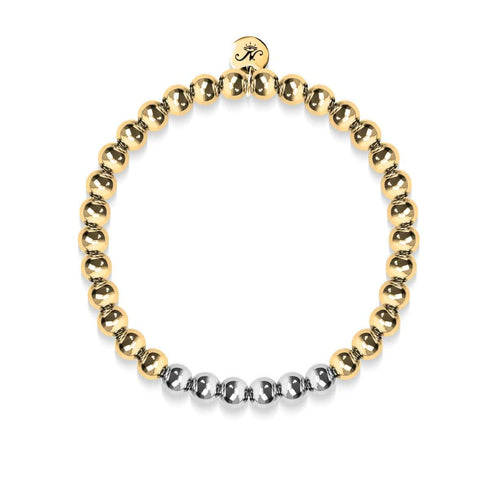 Leuchtend | 18 Karat Gold | Silber | Ausdrucksarmband
